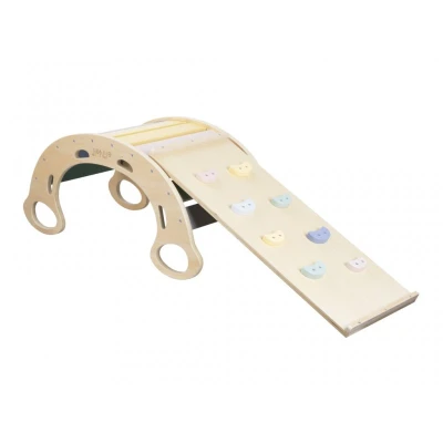 Leagan Montessori 5 in 1 cu o tabla cu doua fete